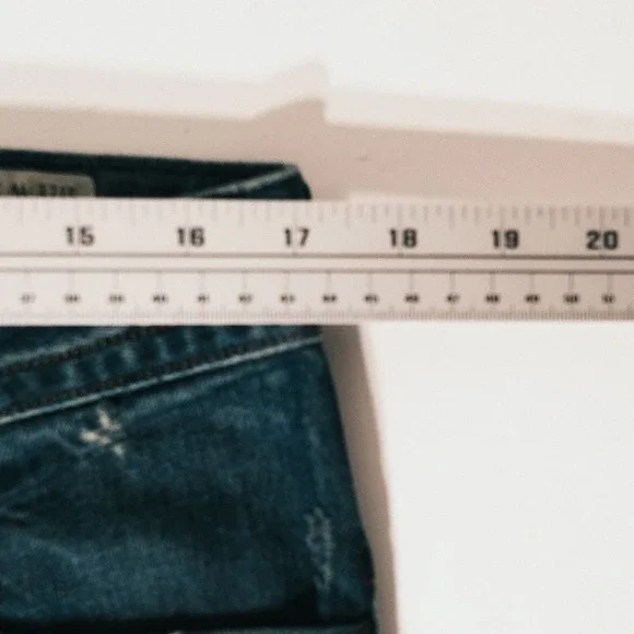 Diesel Industry Thavar Jeans Mens 31x30 Blue Dark Wash Slim Skinny Denim - Picture 14 of 16